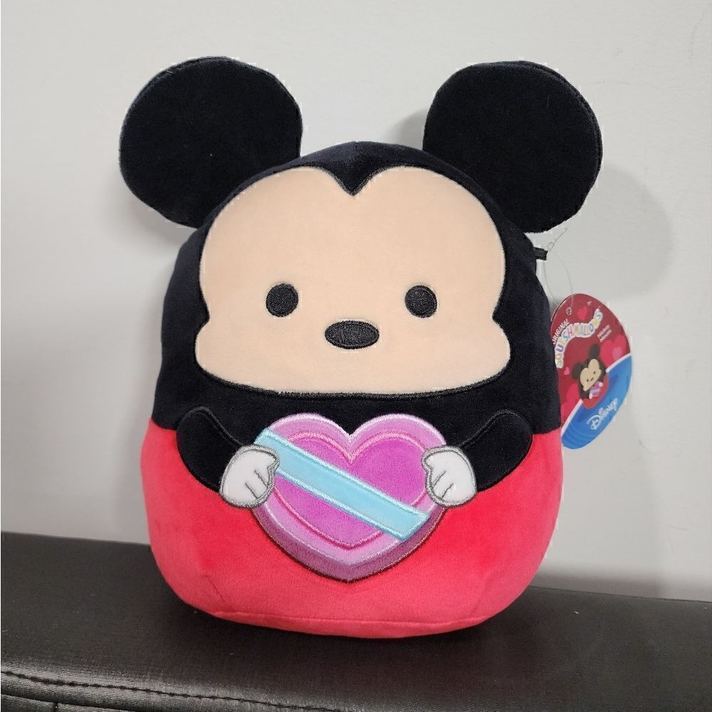 New Squishmallows Disney MickeyMouse 2024 Valentine's Day 8-InchPlush NWT